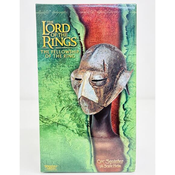 Sideshow Weta Orc Squinter 1:4 Helm Lord of the Rings Fellowship of the Ring New - Picture 1 of 8